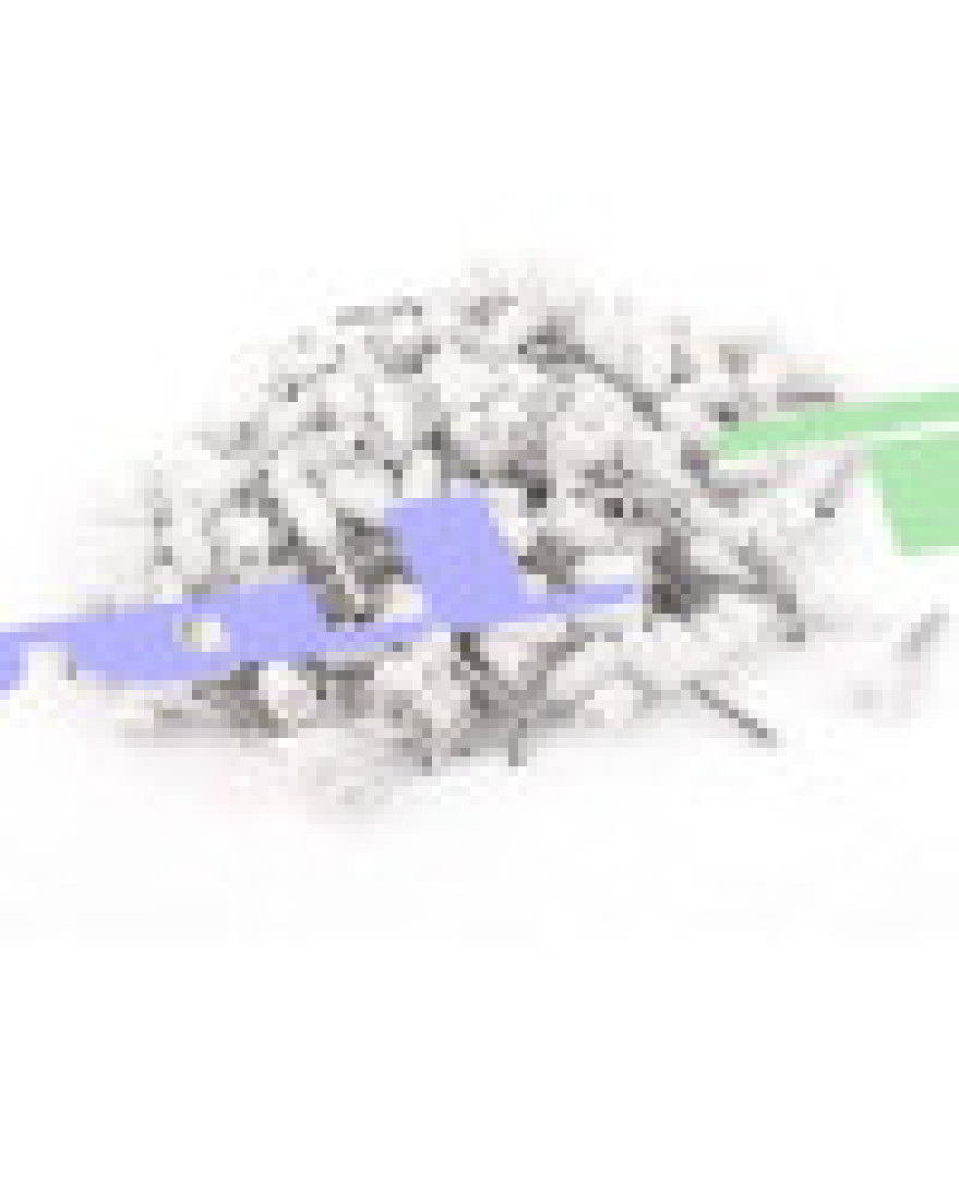 Crimp Terminal for 0.3 to 1 Sq mm Wire(Pack of 100pce)  (White)